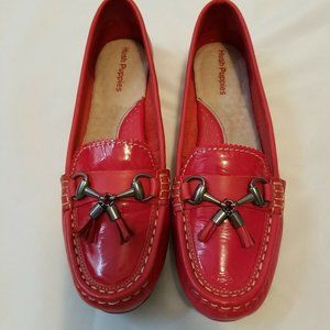 Hush Puppies Women's Red Flat Moccasin Size 9
